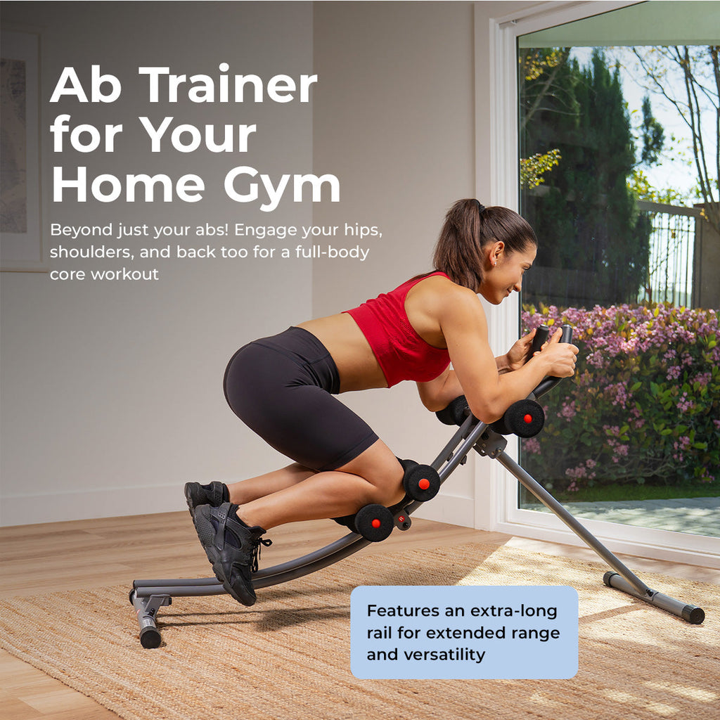 Core Glider Ab Trainer Machine - Sunny Health & Fitness