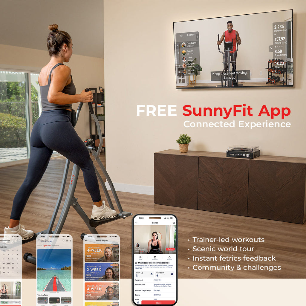 Smart Air Walk Trainer - Sunny Health & Fitness