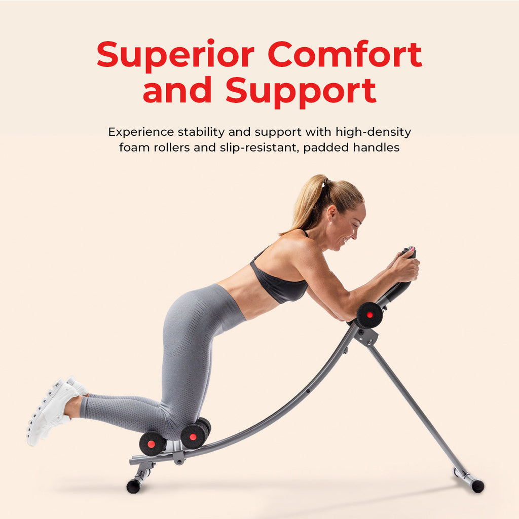 Core Glider Ab Trainer Machine - Sunny Health & Fitness
