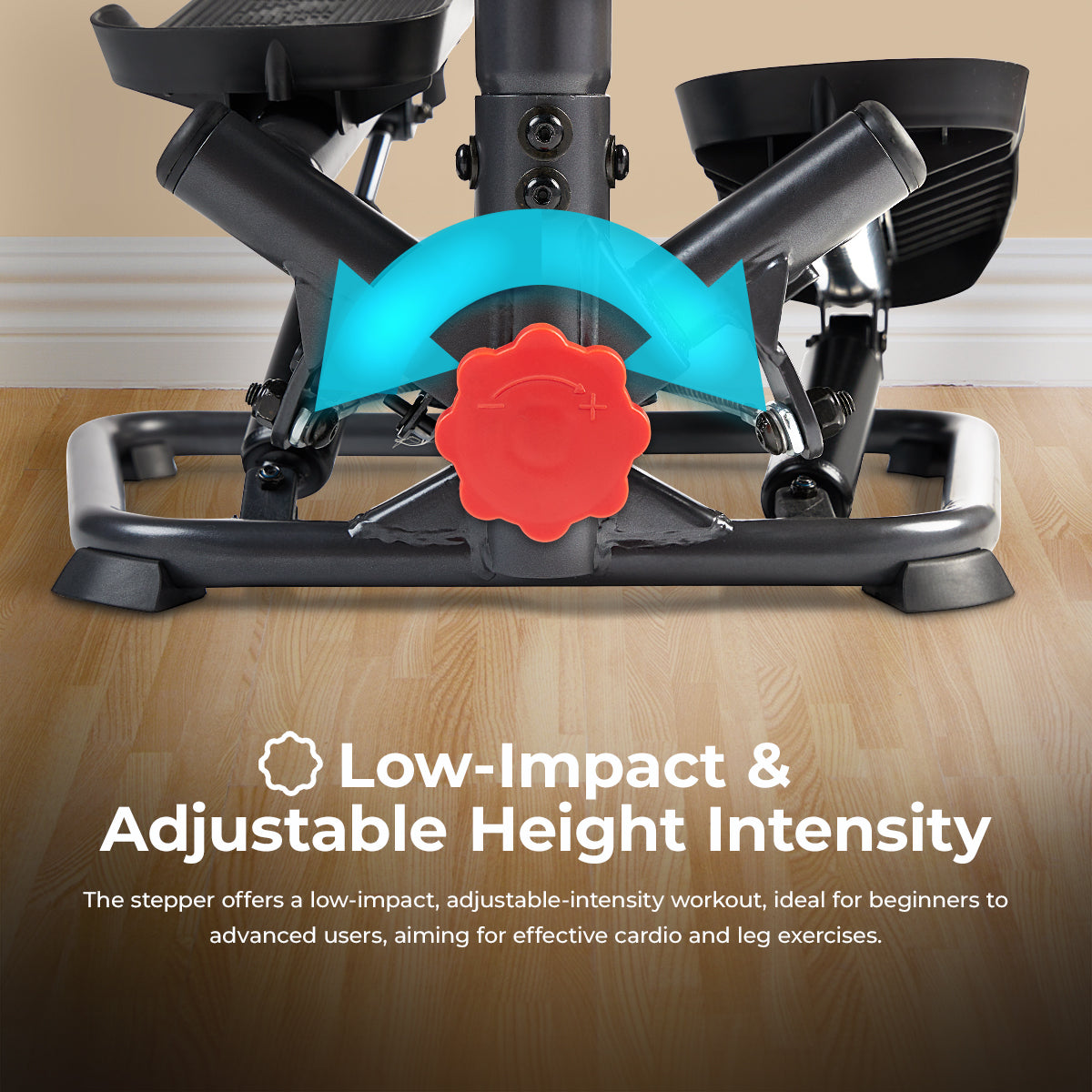 Smart Twist Stepper with Handlebar - Sunny Health & Fitness
