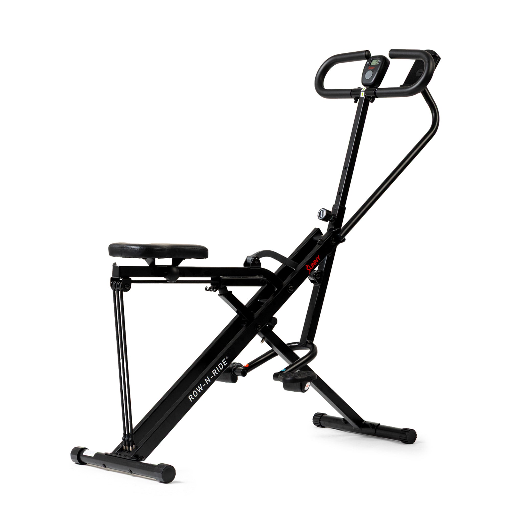 Smart Row-N-Ride Squat Machine - Sunny Health & Fitness