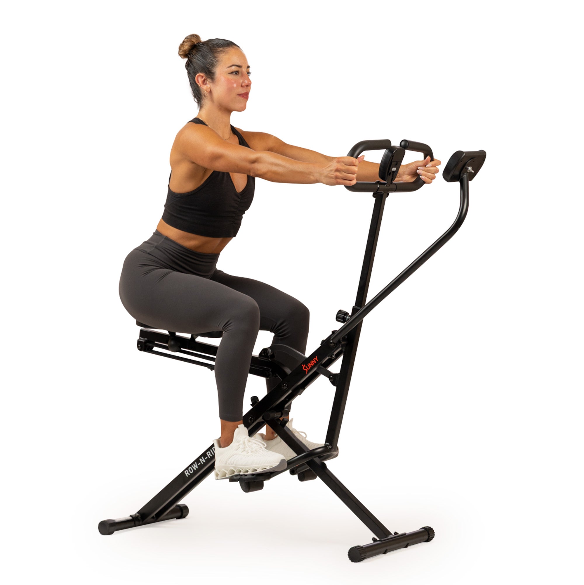 Smart Row-N-Ride Squat Machine - Sunny Health & Fitness