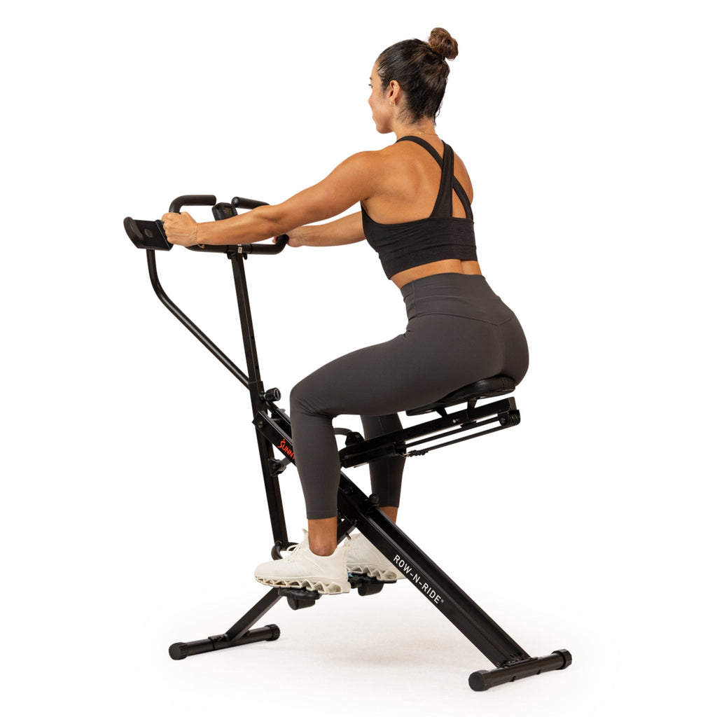 Smart Row-N-Ride Squat Machine - Sunny Health & Fitness