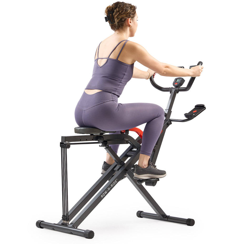 Upright Row-N-Ride® Plus Smart Squat Assist Machine - Sunny Health & Fitness