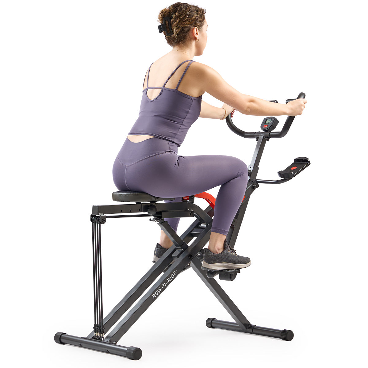 Upright Row-N-Ride® Plus Smart Squat Assist Machine - Sunny Health & Fitness