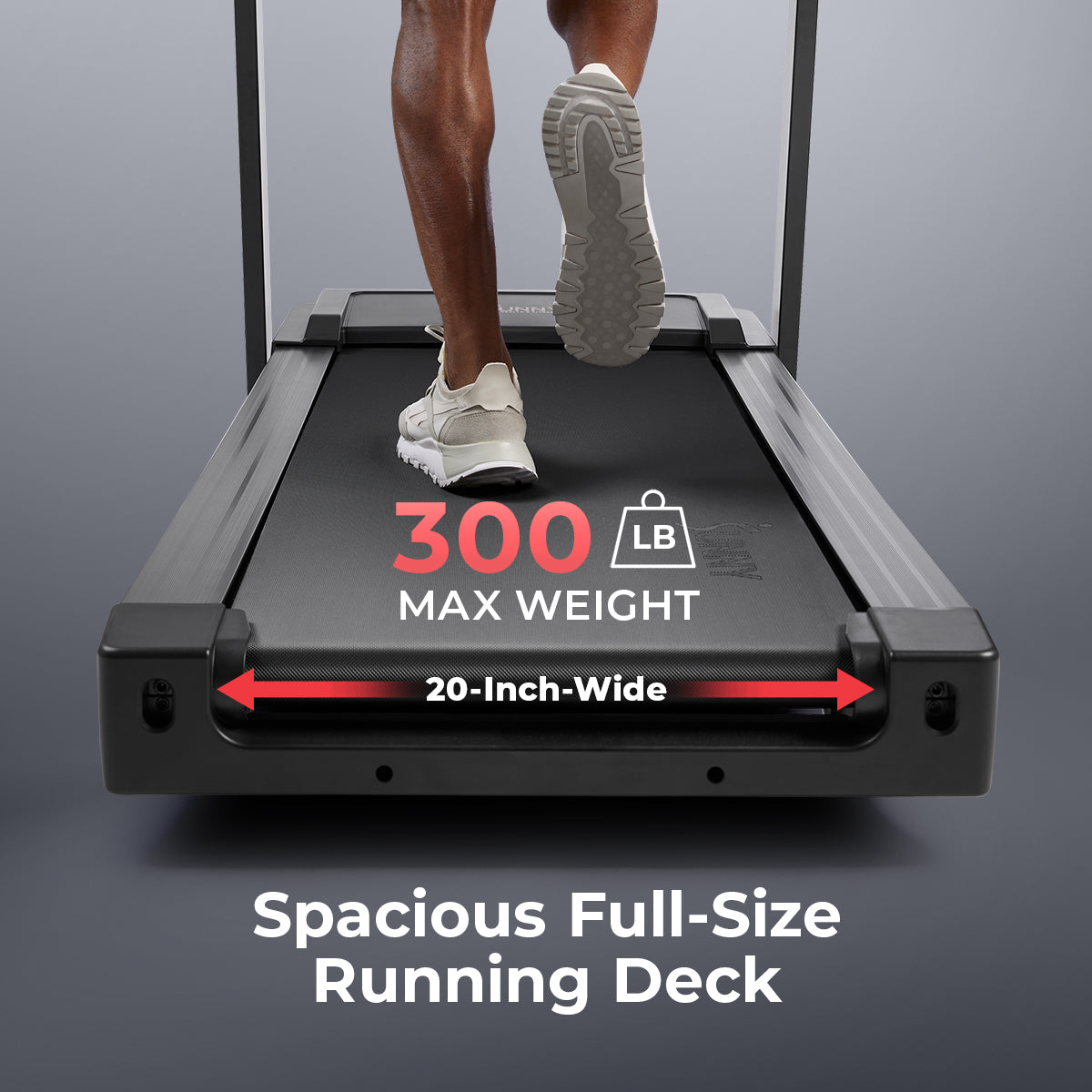 Advanced Heavy Duty Auto Incline Smart Treadmill with 20" Running Deck - Sunny Health & Fitness