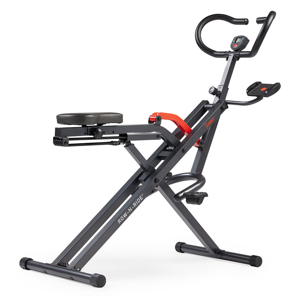 Upright Row-N-Ride® Plus Smart Squat Assist Machine - Sunny Health & Fitness