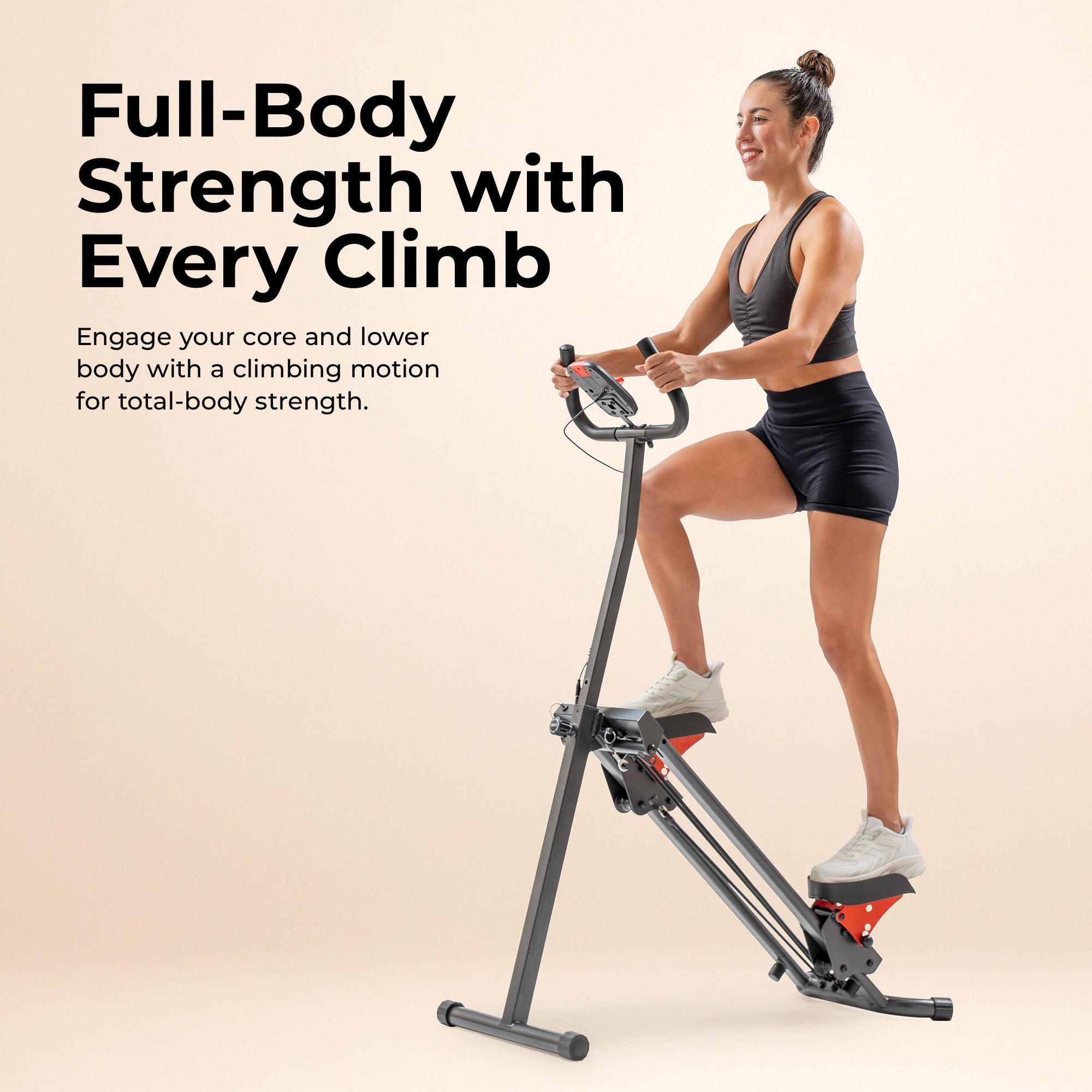 Total-Body Vertical Climber Exercise Machine | Sunny Health & Fitness