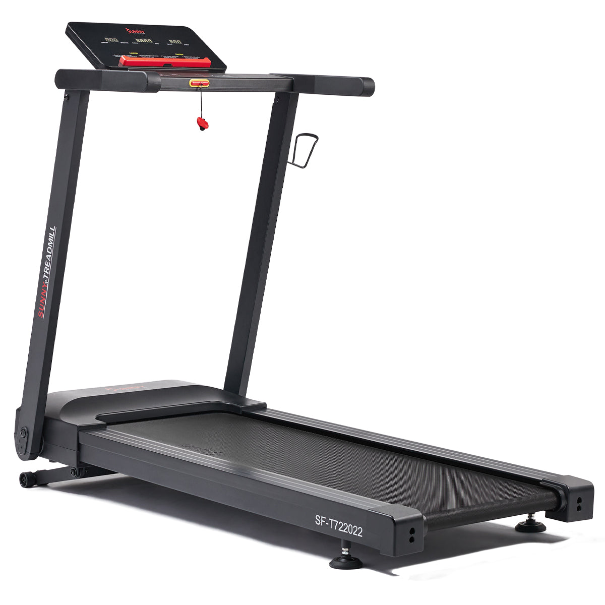 Slim Interactive Auto Incline Smart Foldable Treadmill - Sunny Health & Fitness